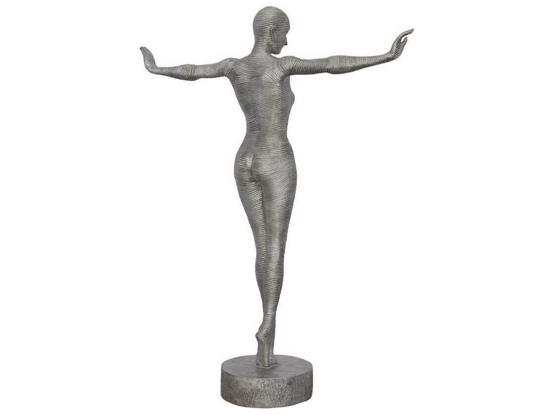 Phillips Collection Silver Outstretched Arms Standing Sculpture