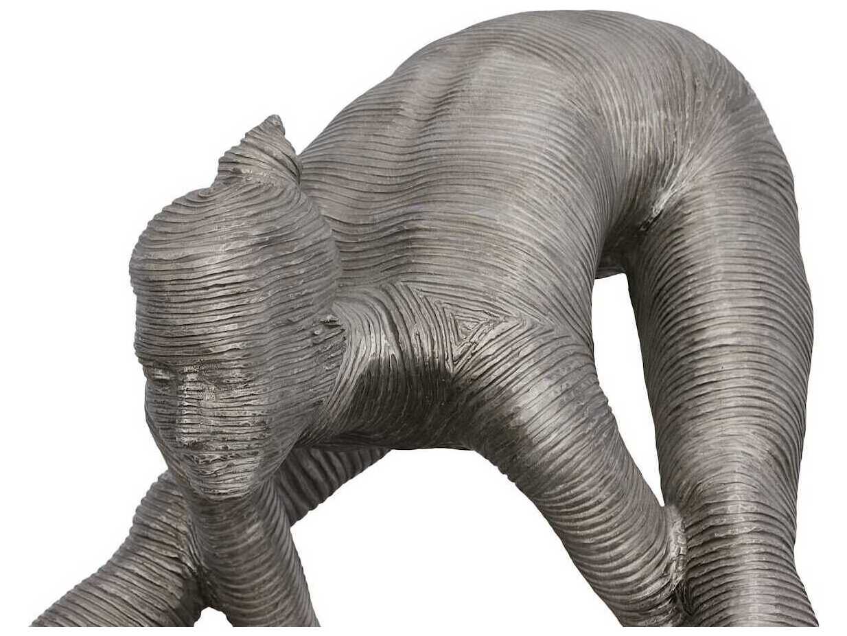 Phillips Collection Silver Balancing Body Sculpture