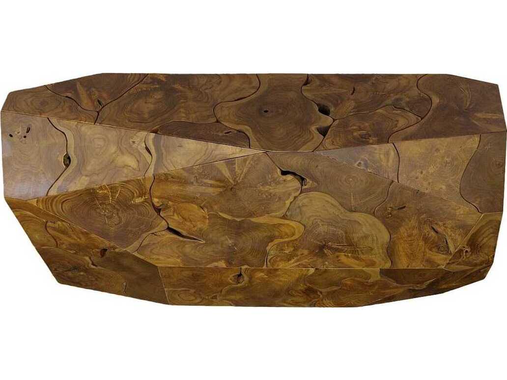 Phillips Collection Prism Wood Natural Brown Console Table