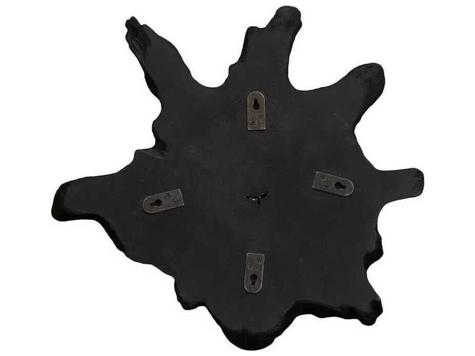 Phillips Collection Freeform Black Teak Wall Slice