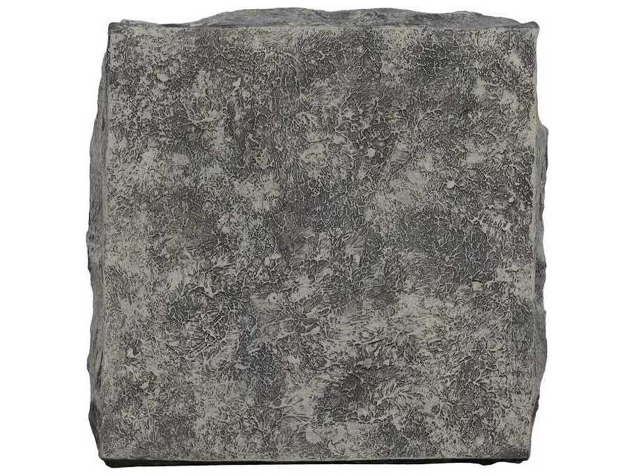 Phillips Collection Square Resin Gray End Table