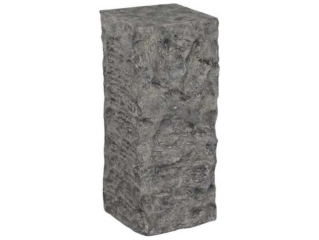 Phillips Collection Square Resin Gray End Table