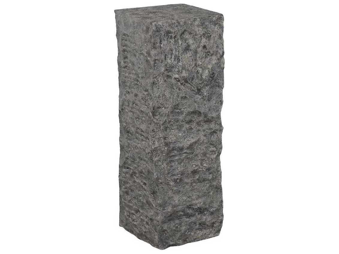 Phillips Collection Square Resin Gray End Table