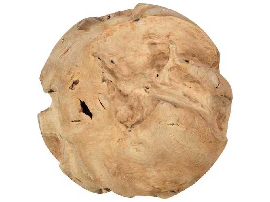 Phillips Collection Bleached Large Teak Wood Ball