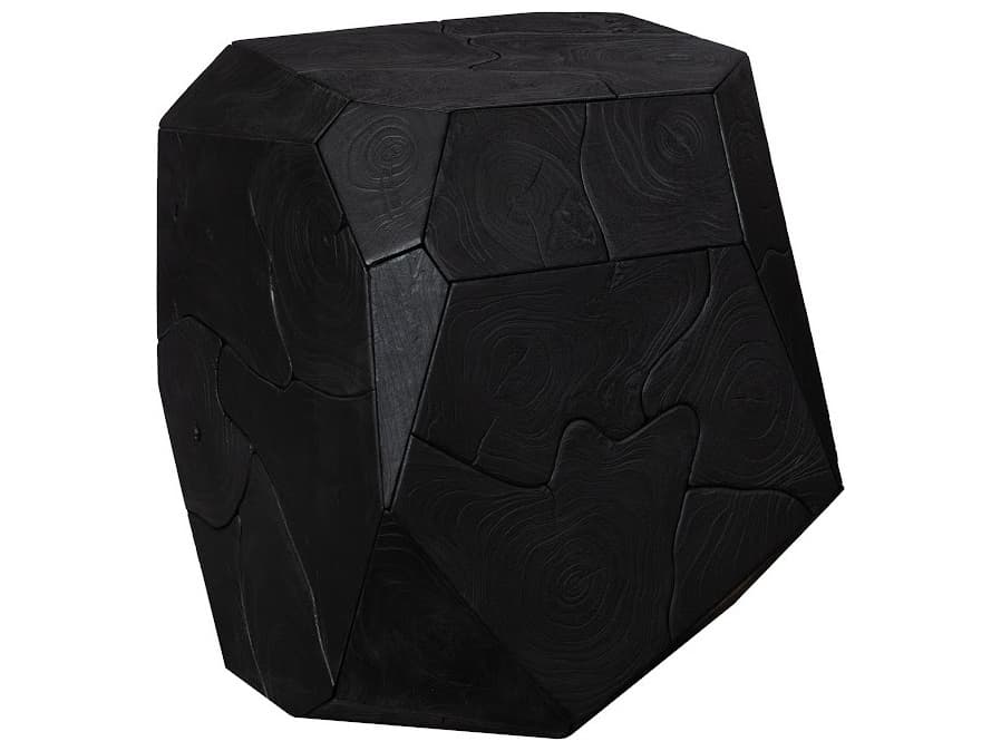 Phillips Collection Wood Black End Table