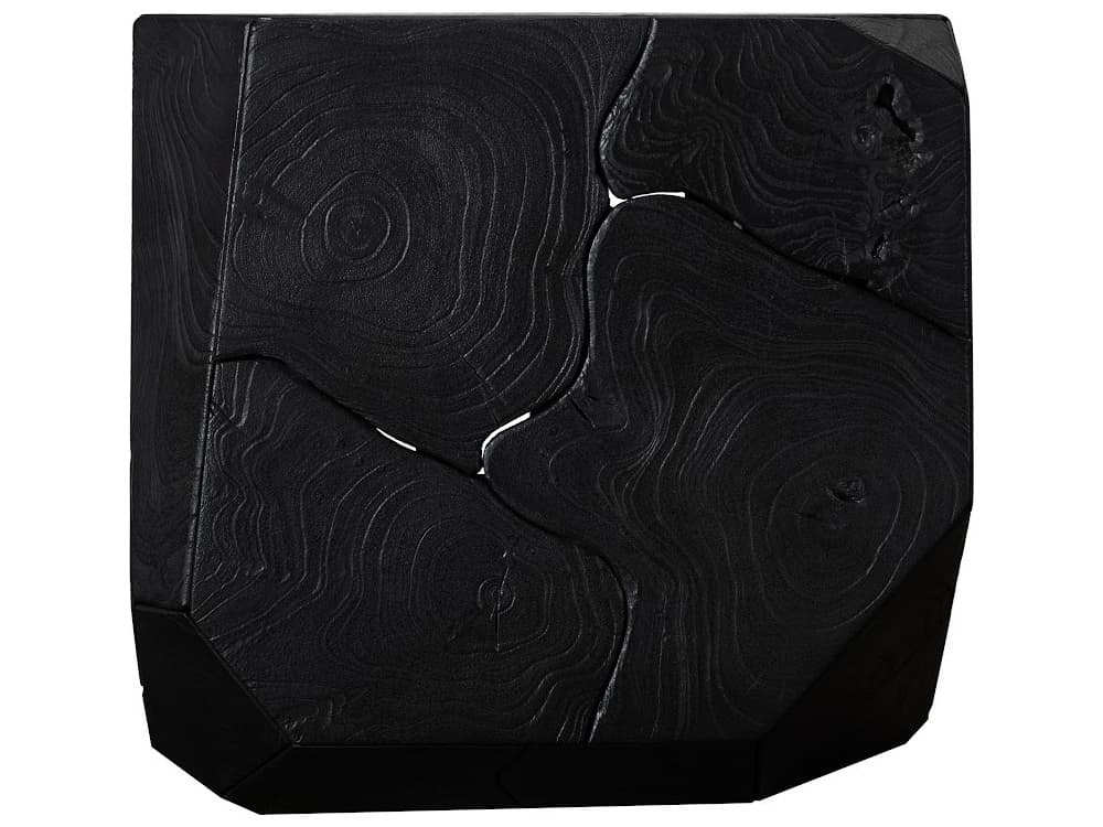 Phillips Collection Wood Black End Table