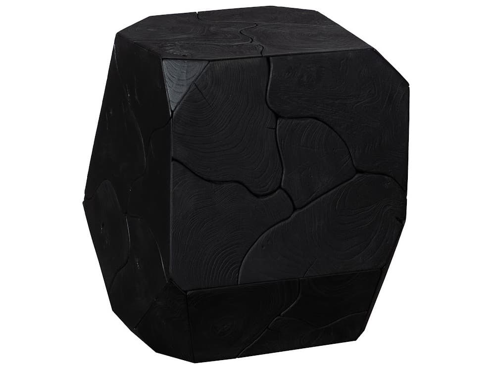 Phillips Collection Wood Black End Table