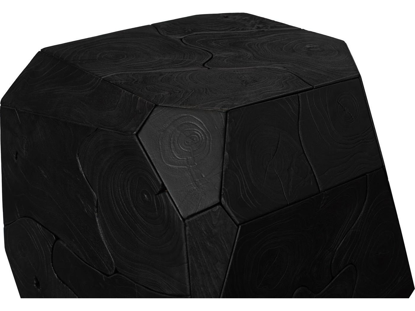 Phillips Collection Wood Black End Table