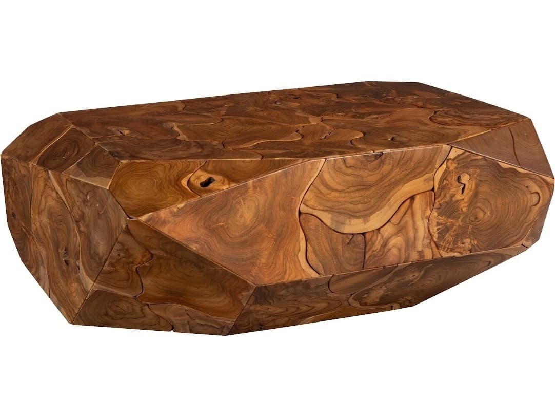 Phillips Collection Wood Brown Natural Coffee Table