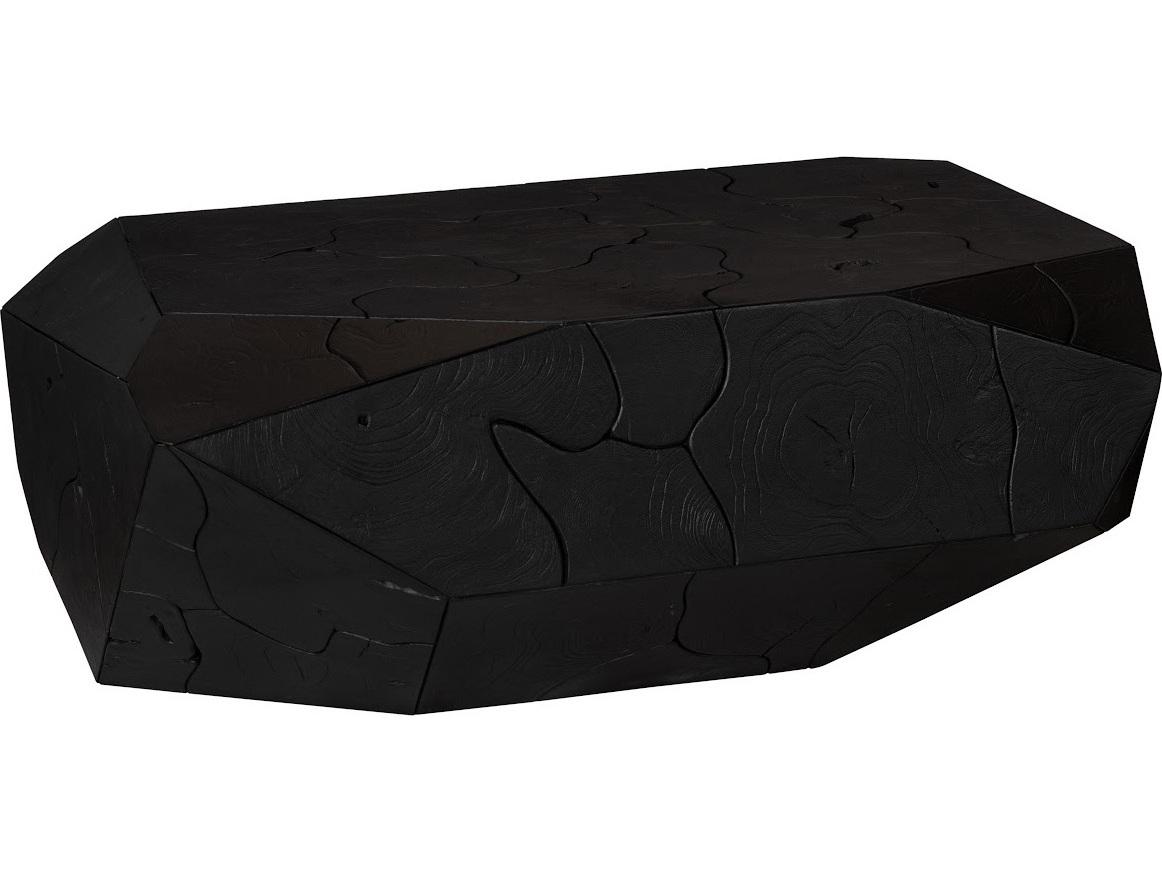 Phillips Collection Wood Black Coffee Table
