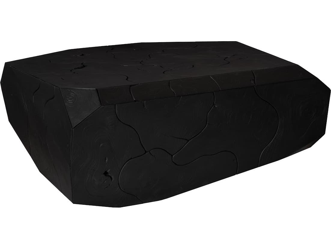 Phillips Collection Wood Black Coffee Table