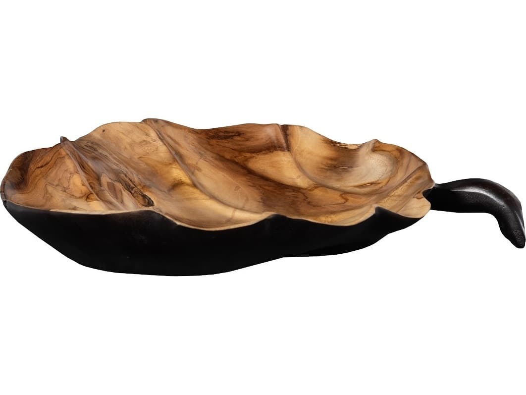 Phillips Collection Natural Decorative Leaf Bowl