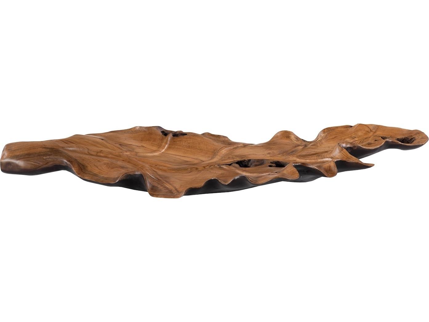 Phillips Collection Teak Leaf Bowl