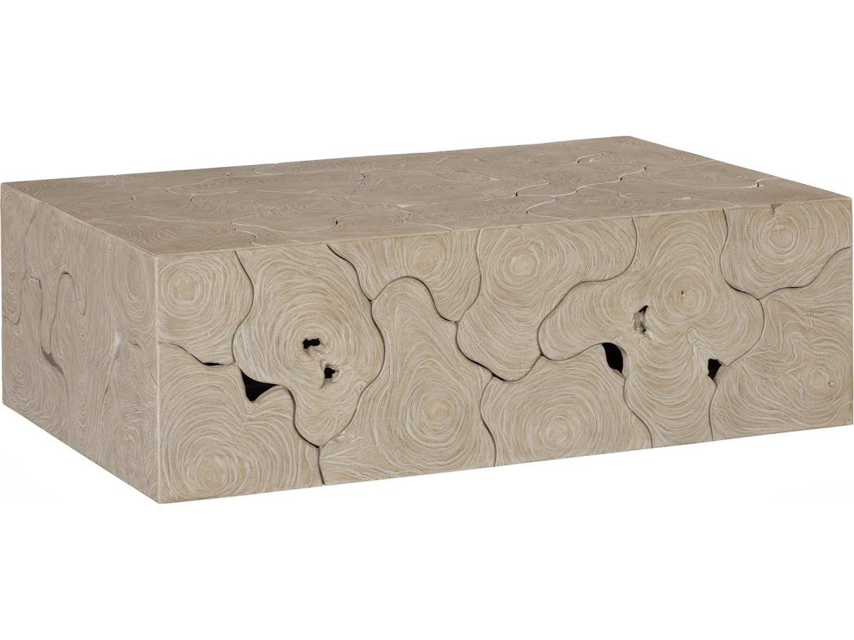 Phillips Collection Rectangular Wood Brown Coffee Table