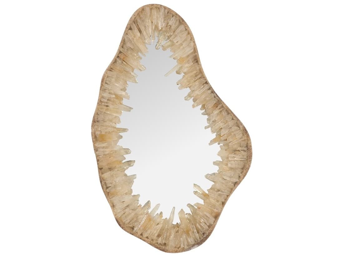 Phillips Collection Beige Off White Wall Mirror