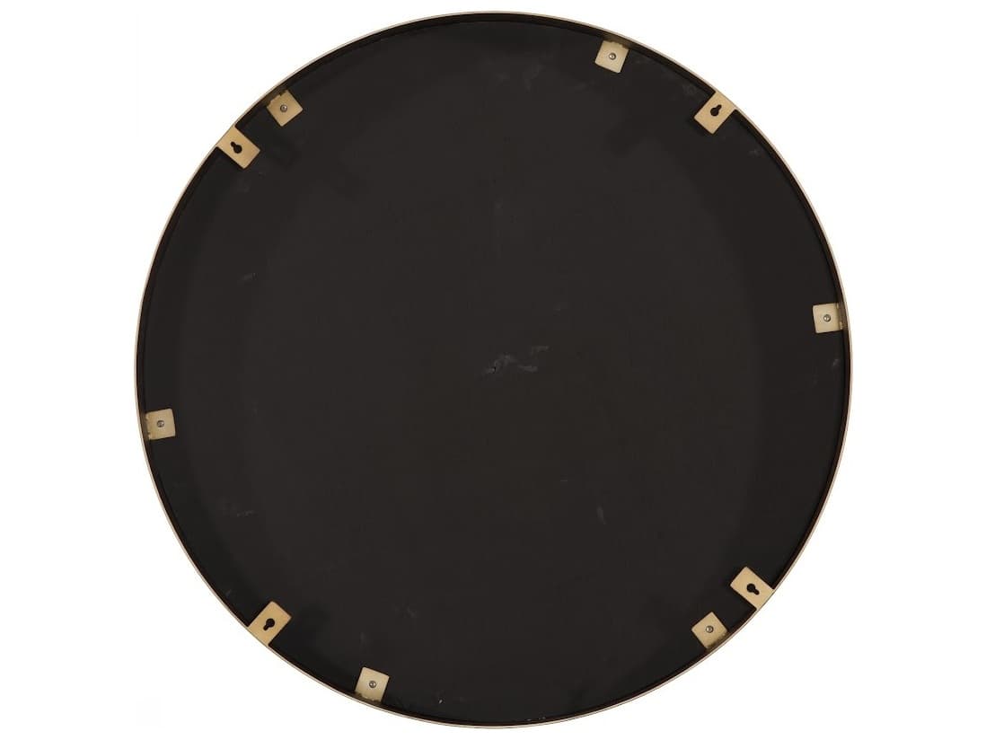 Phillips Collection Beige Brown Off White Wall Mirror Round