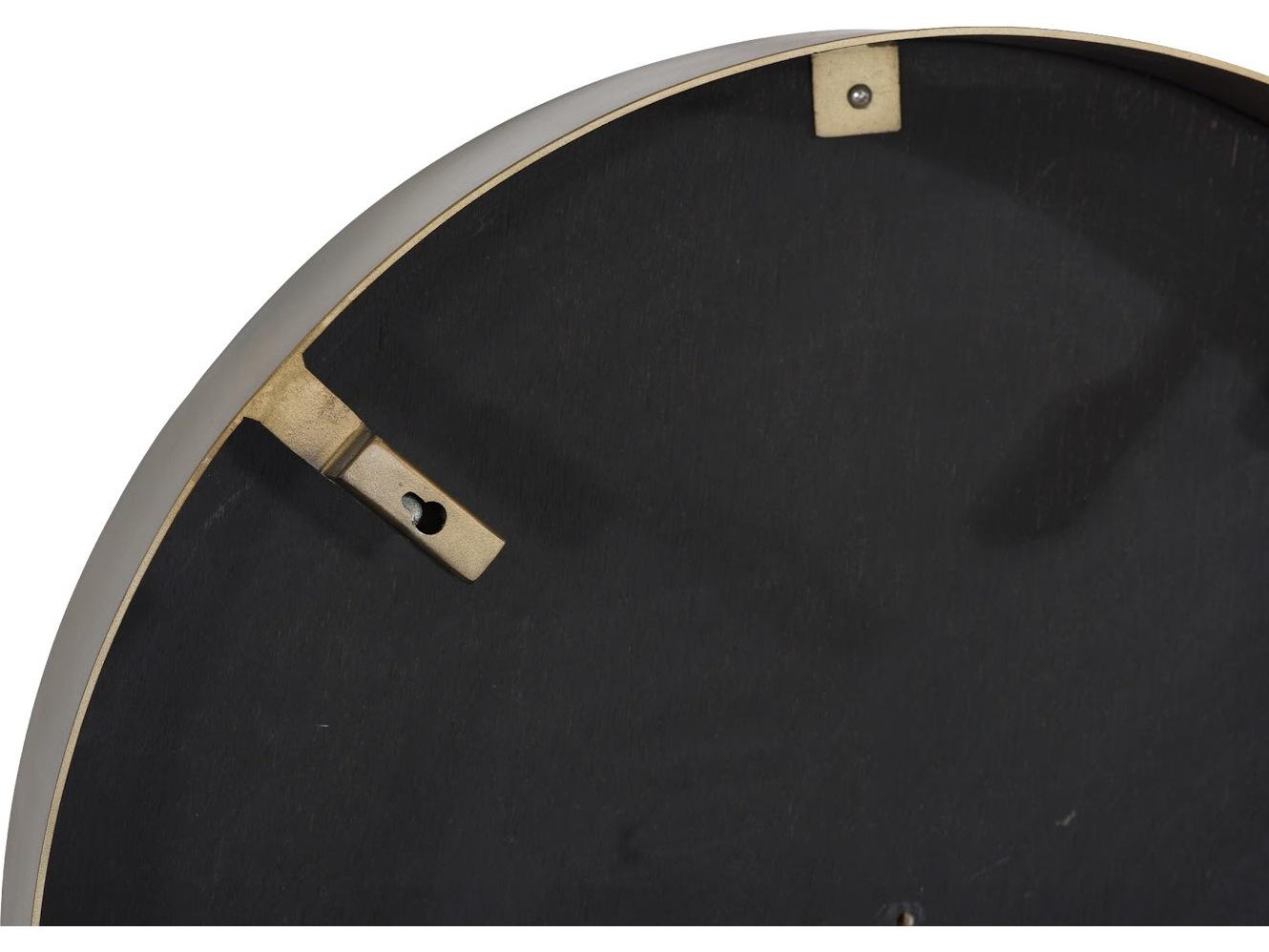 Phillips Collection Beige Black Brown Wall Mirror Round