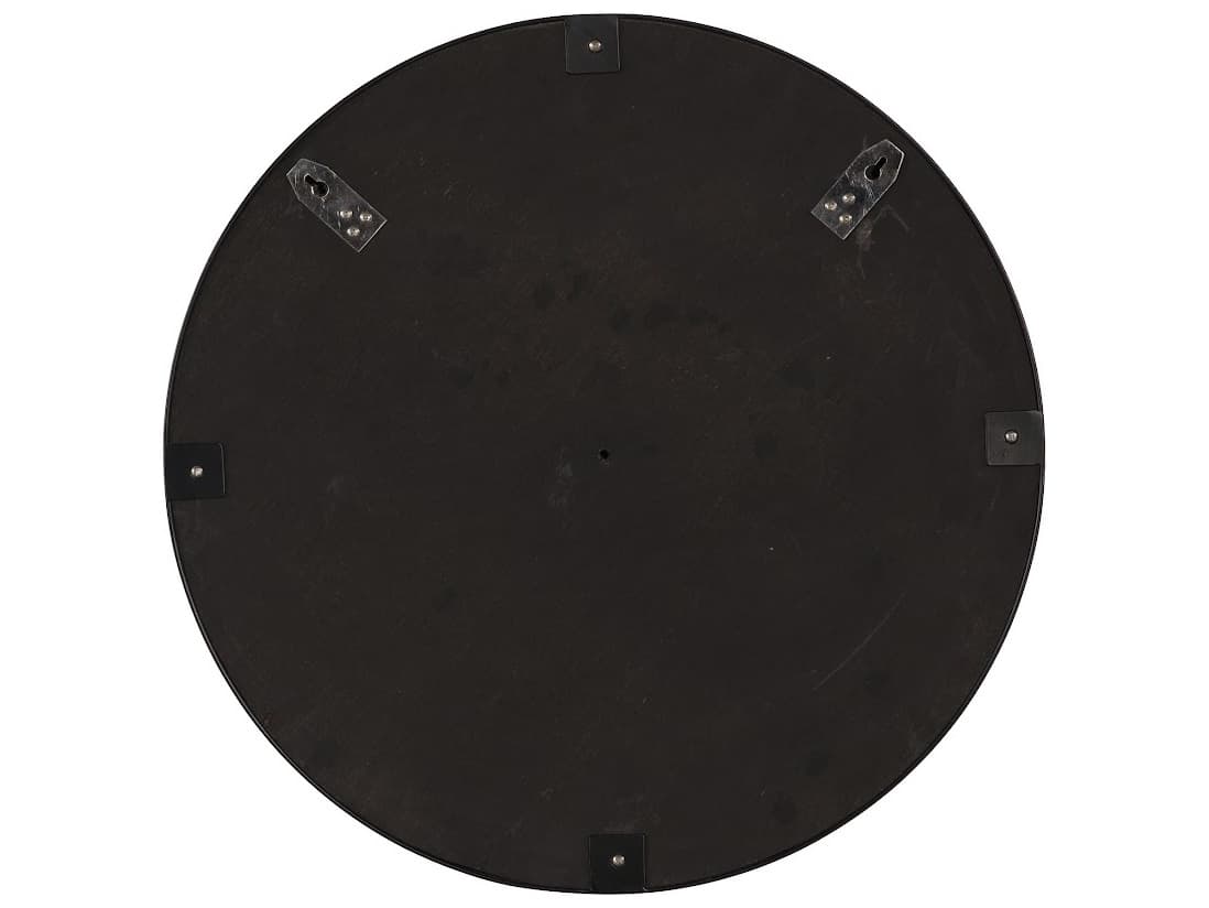 Phillips Collection Beige Black Brown Wall Mirror Round