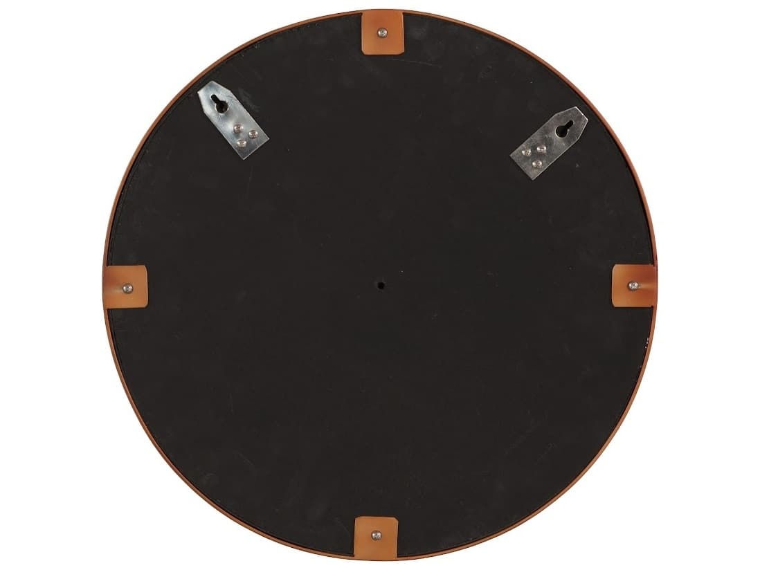 Phillips Collection Beige Black Brown Wall Mirror Round