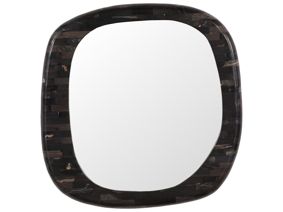 Phillips Collection Black Wall Mirror Square