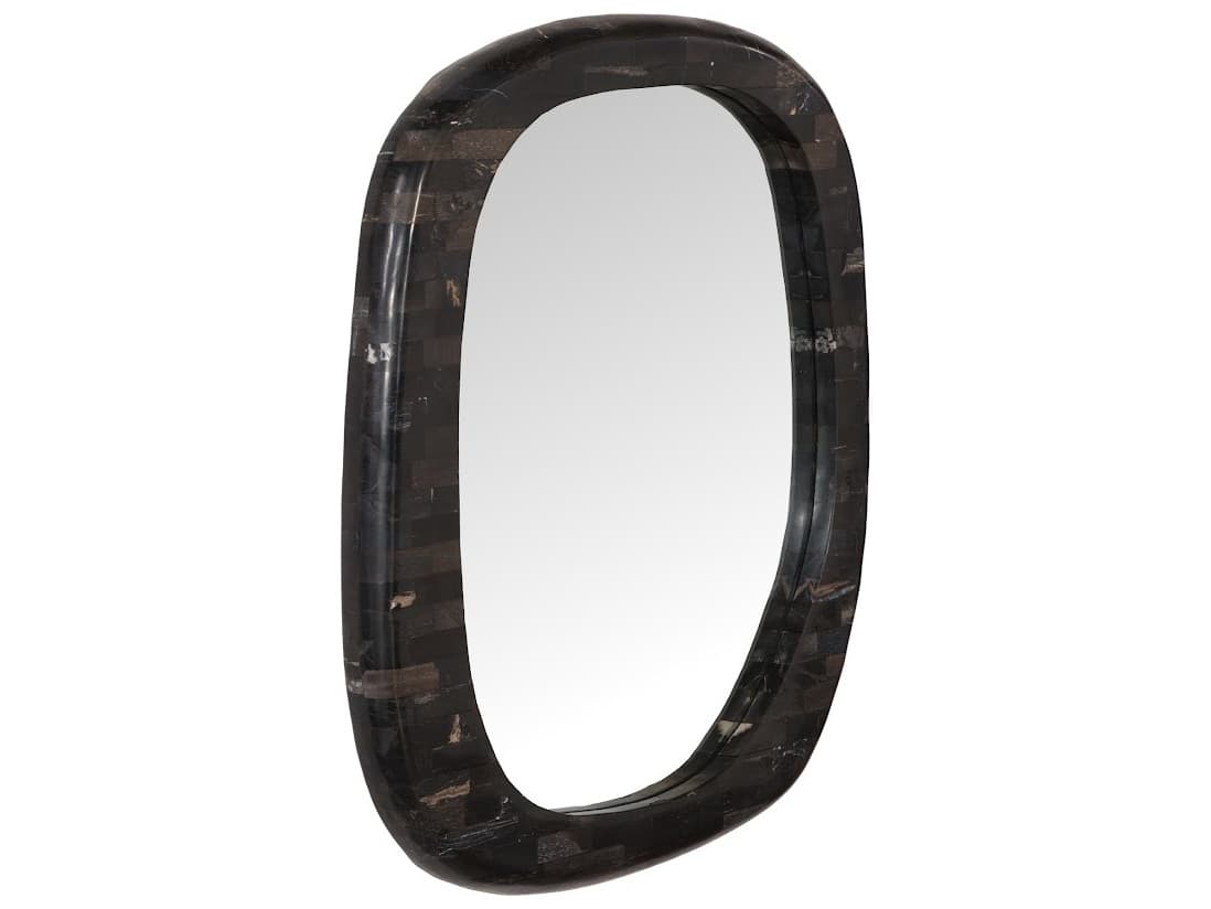 Phillips Collection Black Wall Mirror Square