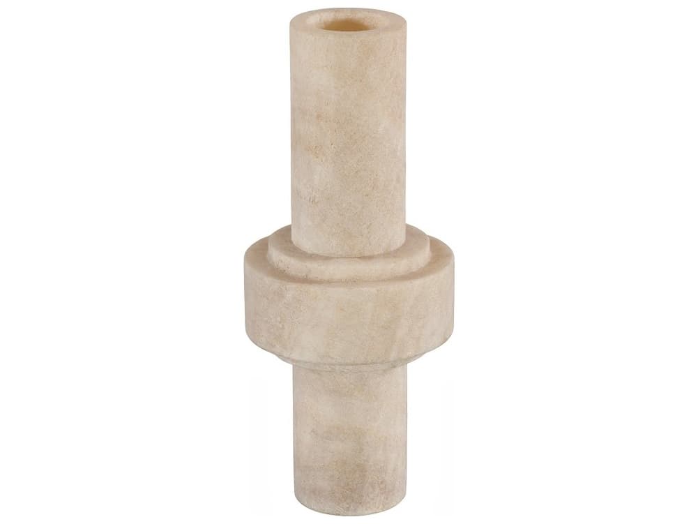 Phillips Collection Beige Off White Candle Holder