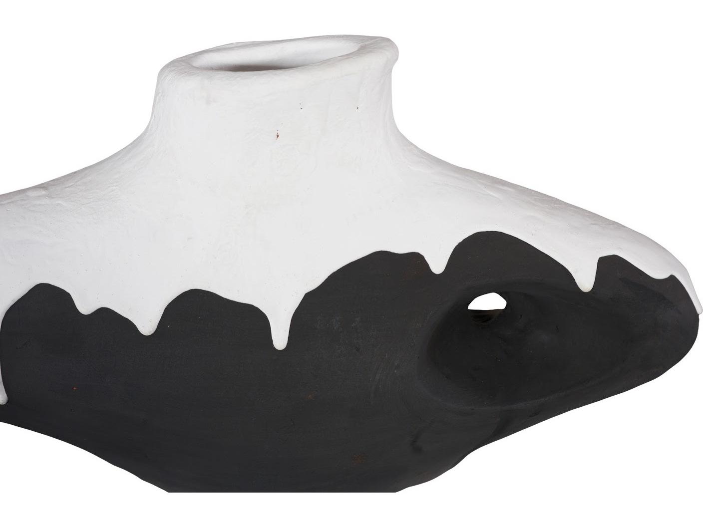 Phillips Collection Black White Vase