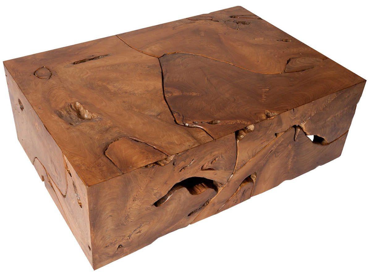 Phillips Collection Rectangular Wood Natural Coffee Table