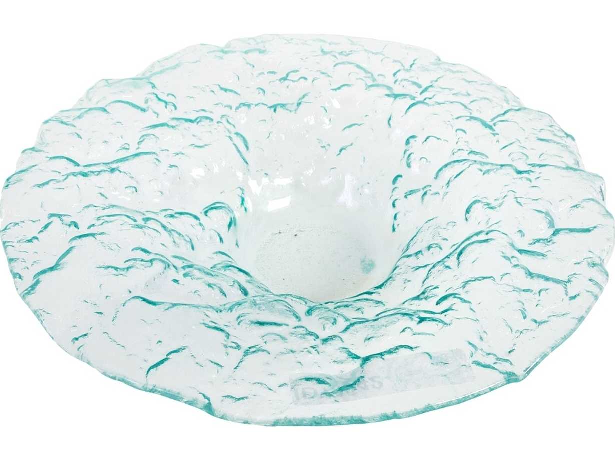 Phillips Collection Turquoise 16" Decorative Bubble Bowl