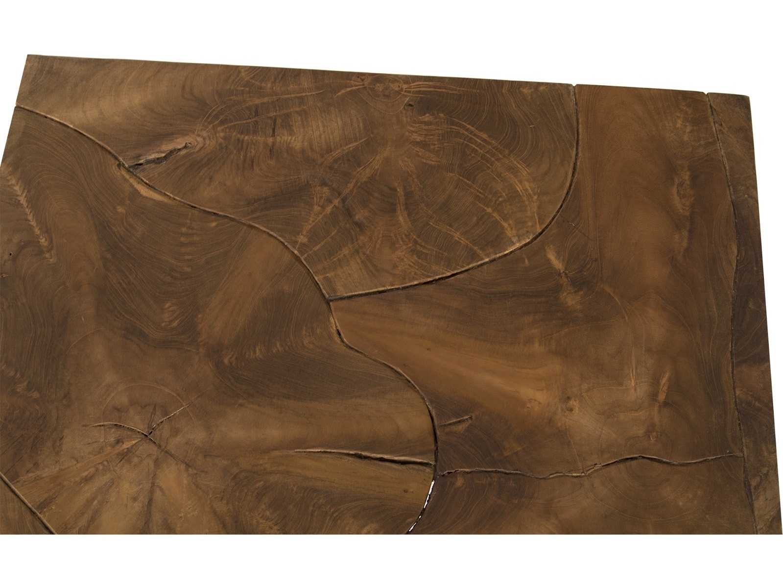 Phillips Collection Square Wood Natural Brown Coffee Table