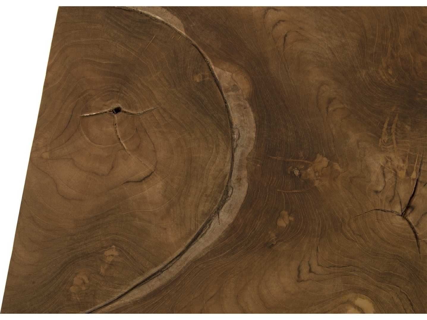 Phillips Collection Square Wood Natural Brown End Table