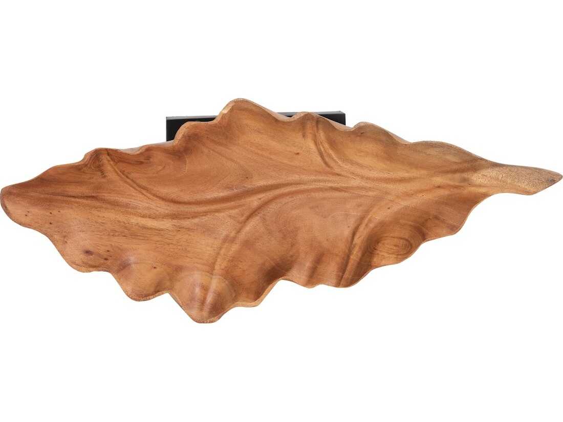 Phillips Collection Carved Leaf Sculpture on Stand