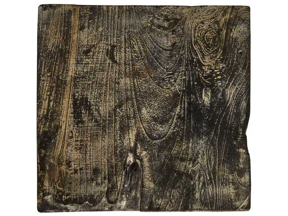 Phillips Collection Black Wash Accent Stool