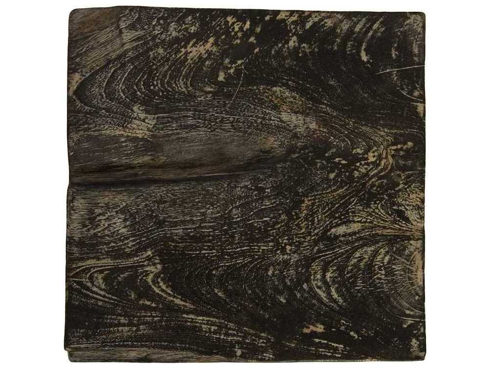 Phillips Collection Black Wash Accent Stool