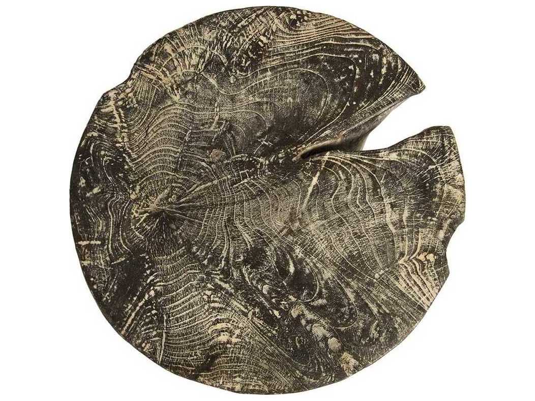 Phillips Collection Black Wash Accent Stool