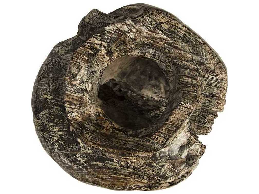 Phillips Collection Black Wash Decorative Bowl