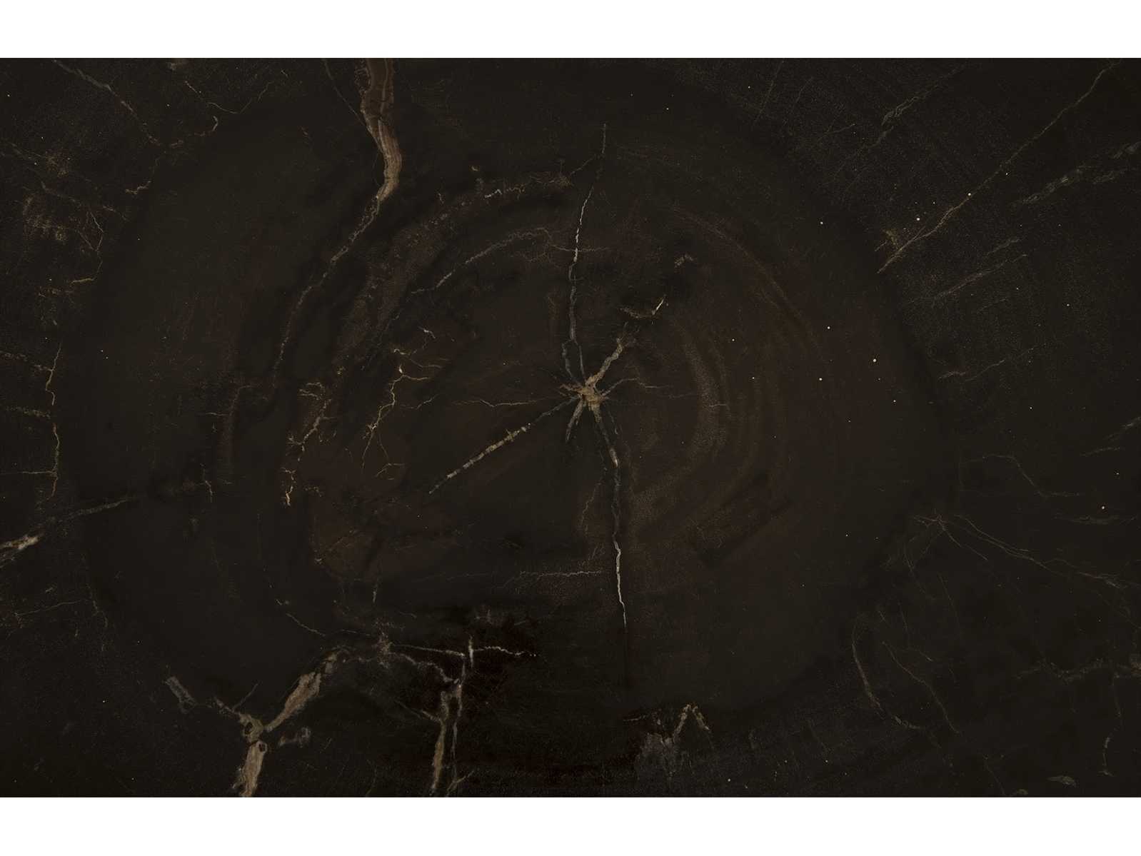 Phillips Collection Round Wood Black End Table