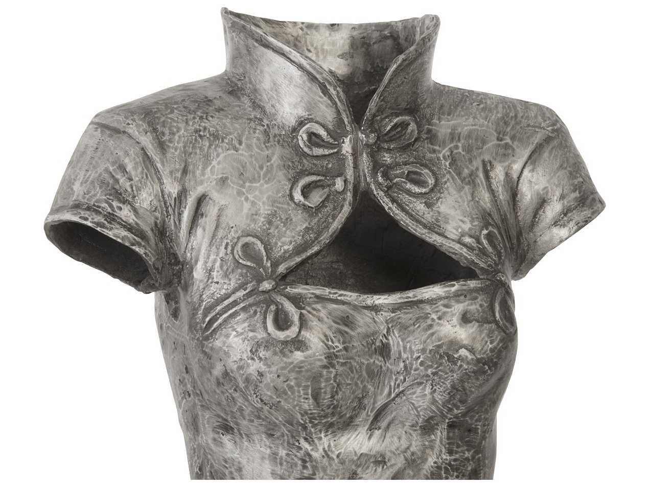Phillips Collection Silver Short Sleeves Dress Sculpture
