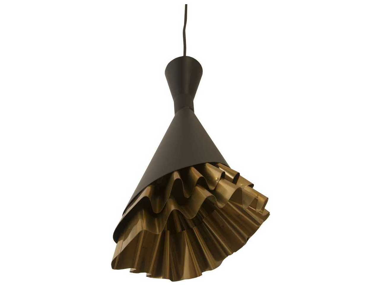 Phillips Collection Black brass Mini Pendant