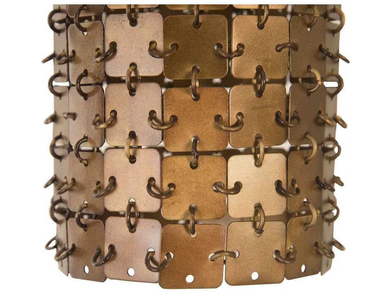 Phillips Collection Brass Cylinder Mini Pendant