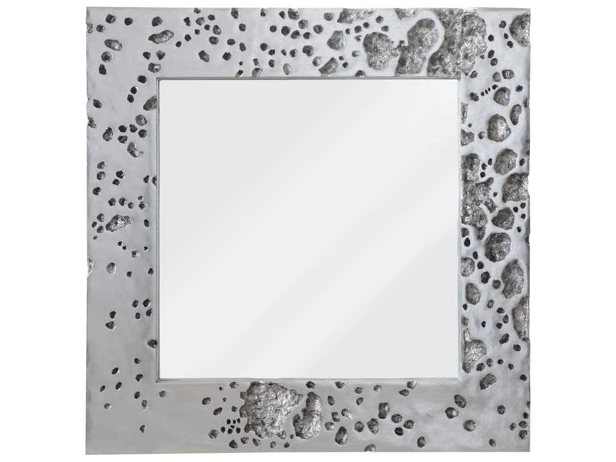 Phillips Collection Silver Leaf Square Wall Mirror