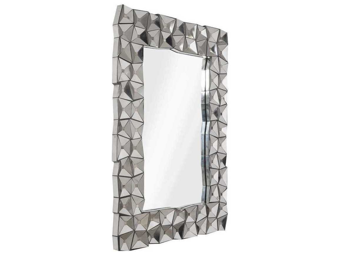 Phillips Collection Silver Rectangular Wall Mirror