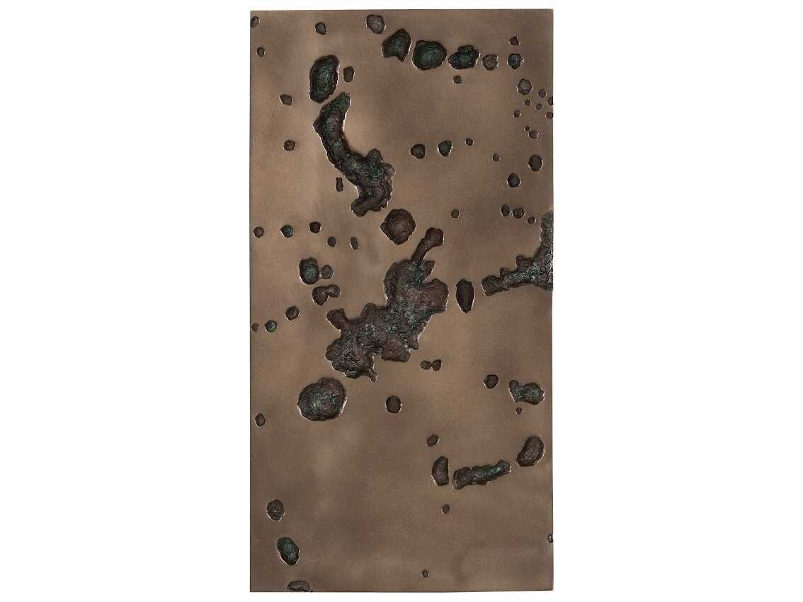 Phillips Collection Splotch Bronze Rectangular 3D Wall Art