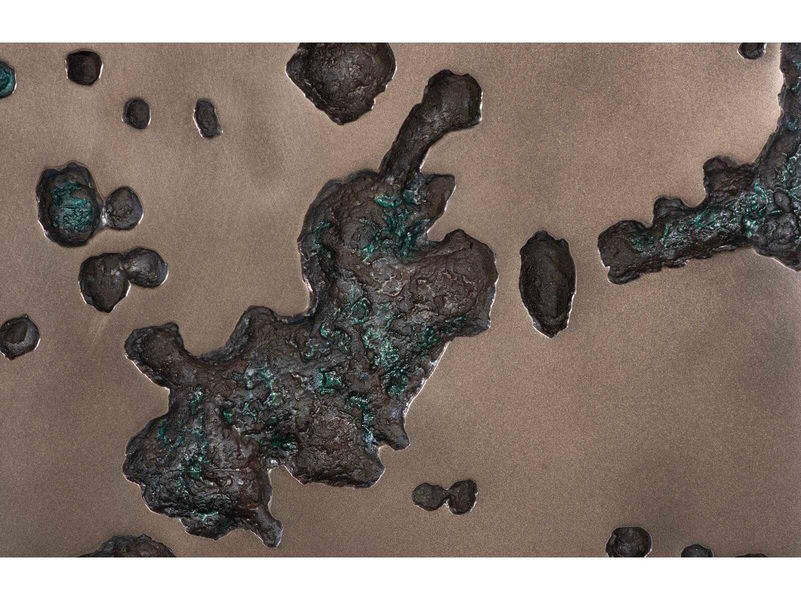 Phillips Collection Splotch Bronze Rectangular 3D Wall Art