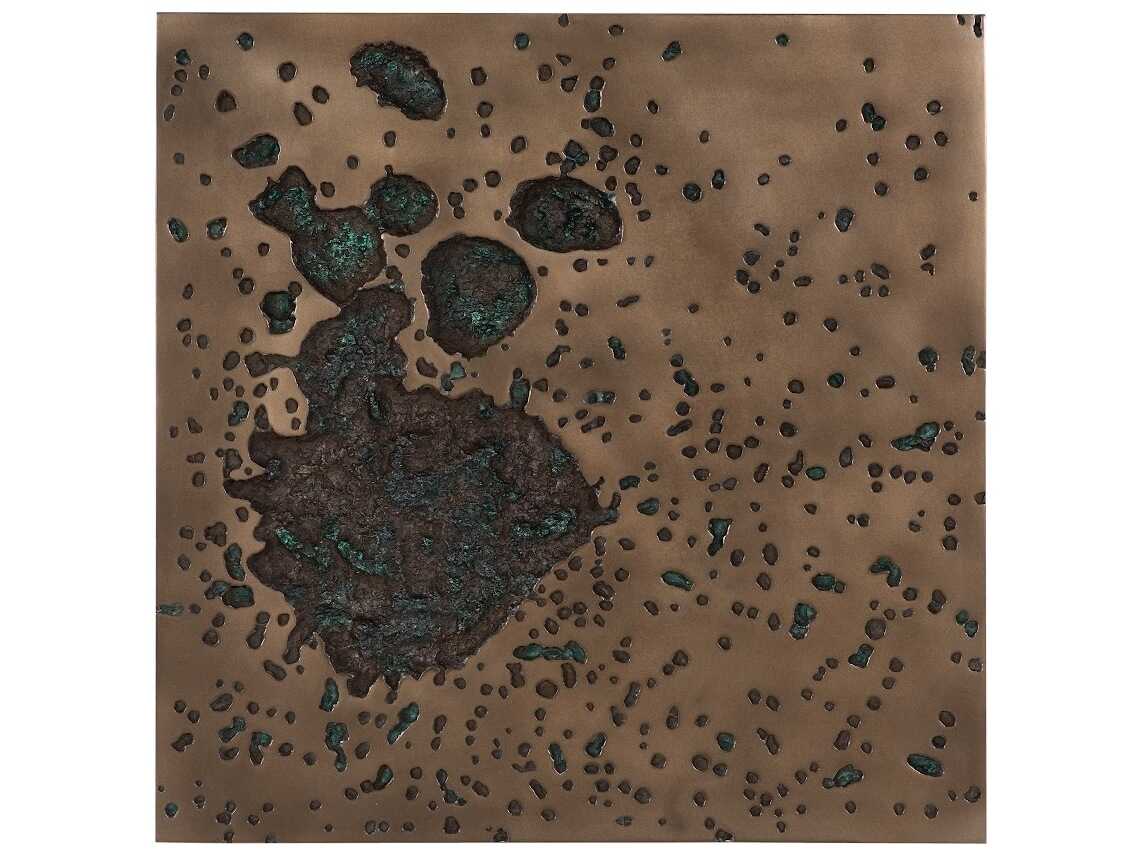 Phillips Collection Splotch Bronze Square 3D Wall Art