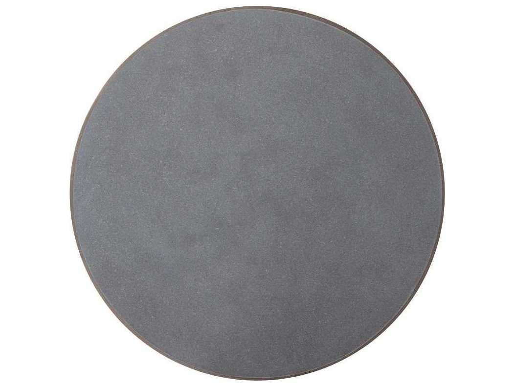 Phillips Collection Round Resin Concrete Bronze Coffee Table