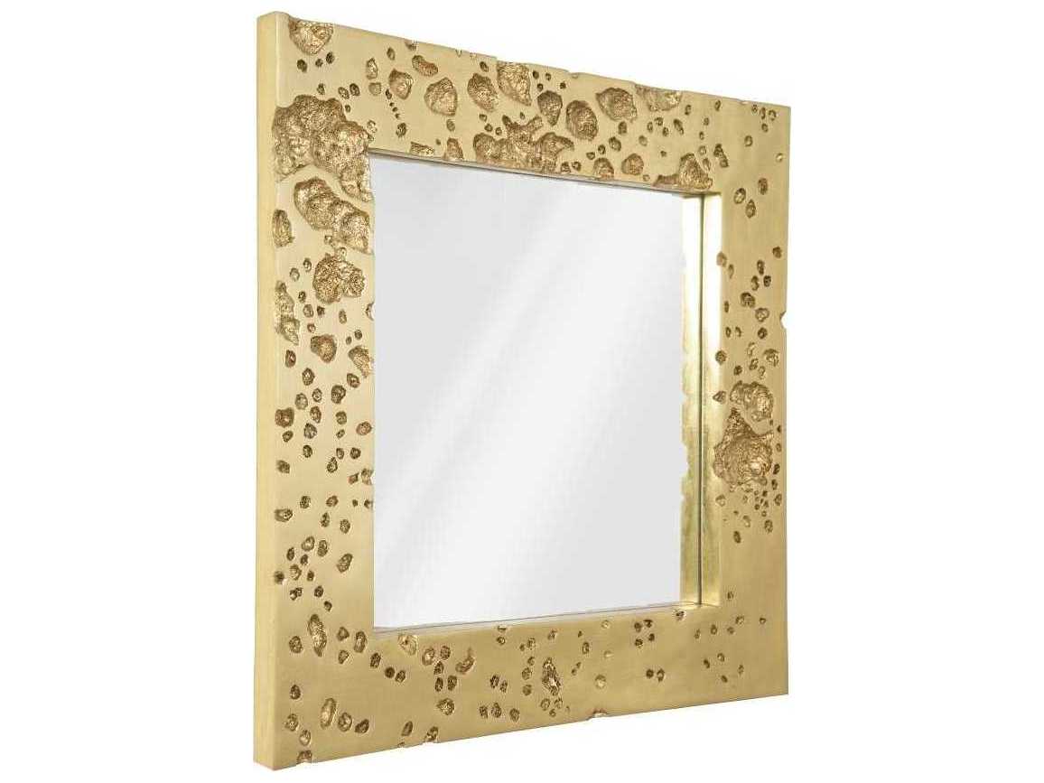 Phillips Collection Gold Leaf Square Wall Mirror