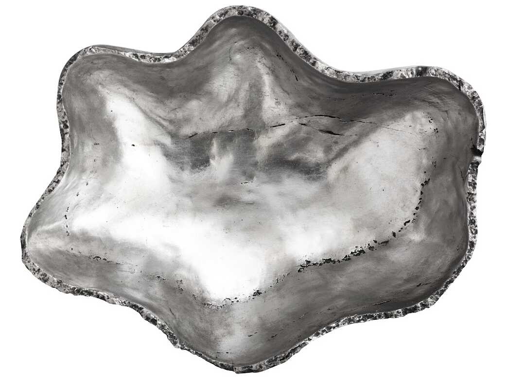 Phillips Collection Silver Leaf Decorative Plate