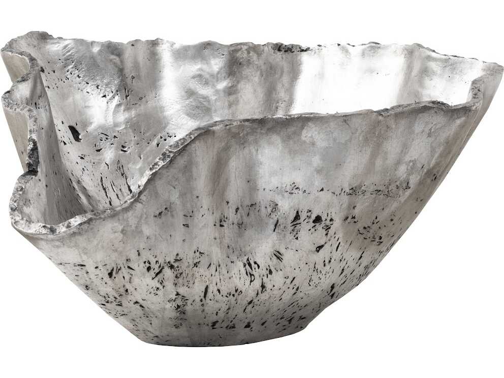 Phillips Collection Silver Leaf Decorative Plate