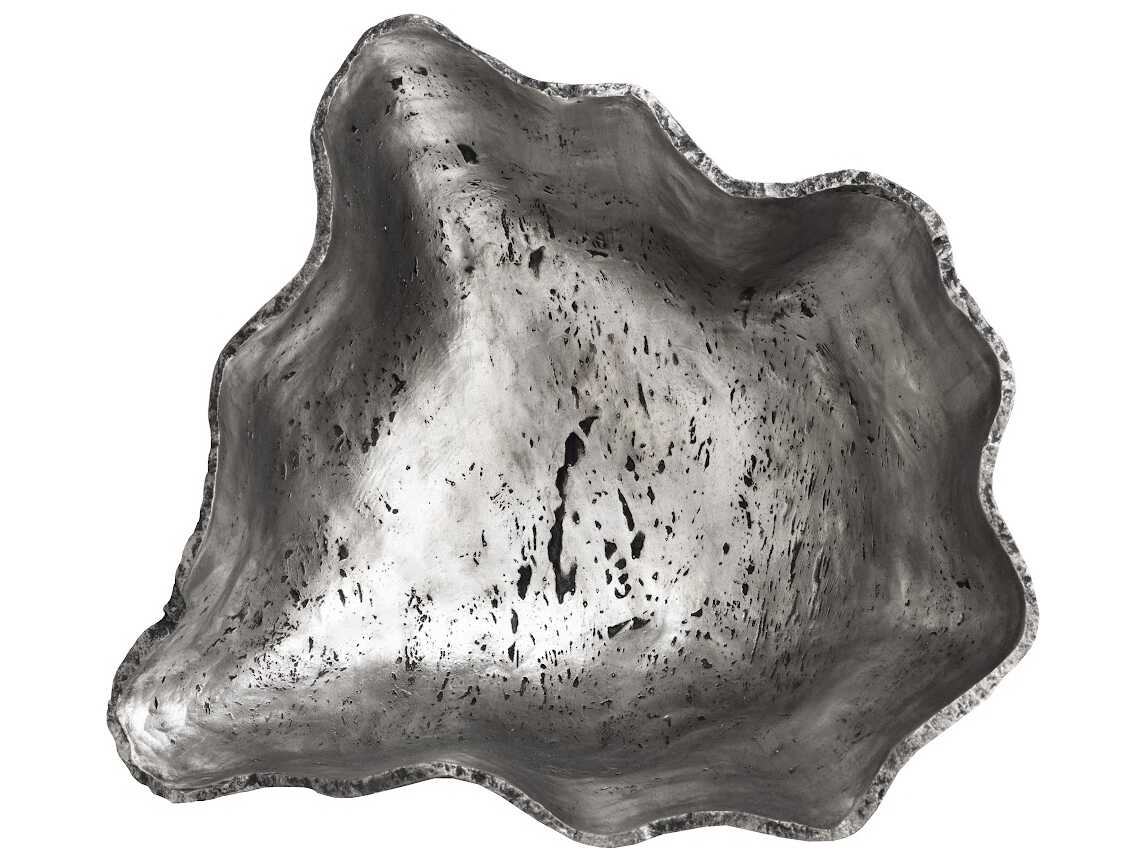 Phillips Collection Silver Leaf Decorative Plate